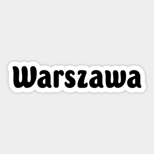 Warszawa goodies Sticker